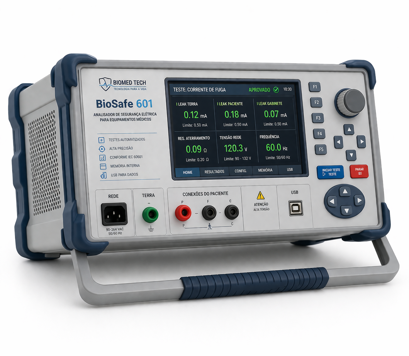 Analisador de Segurança Elétrica BioSafe 601